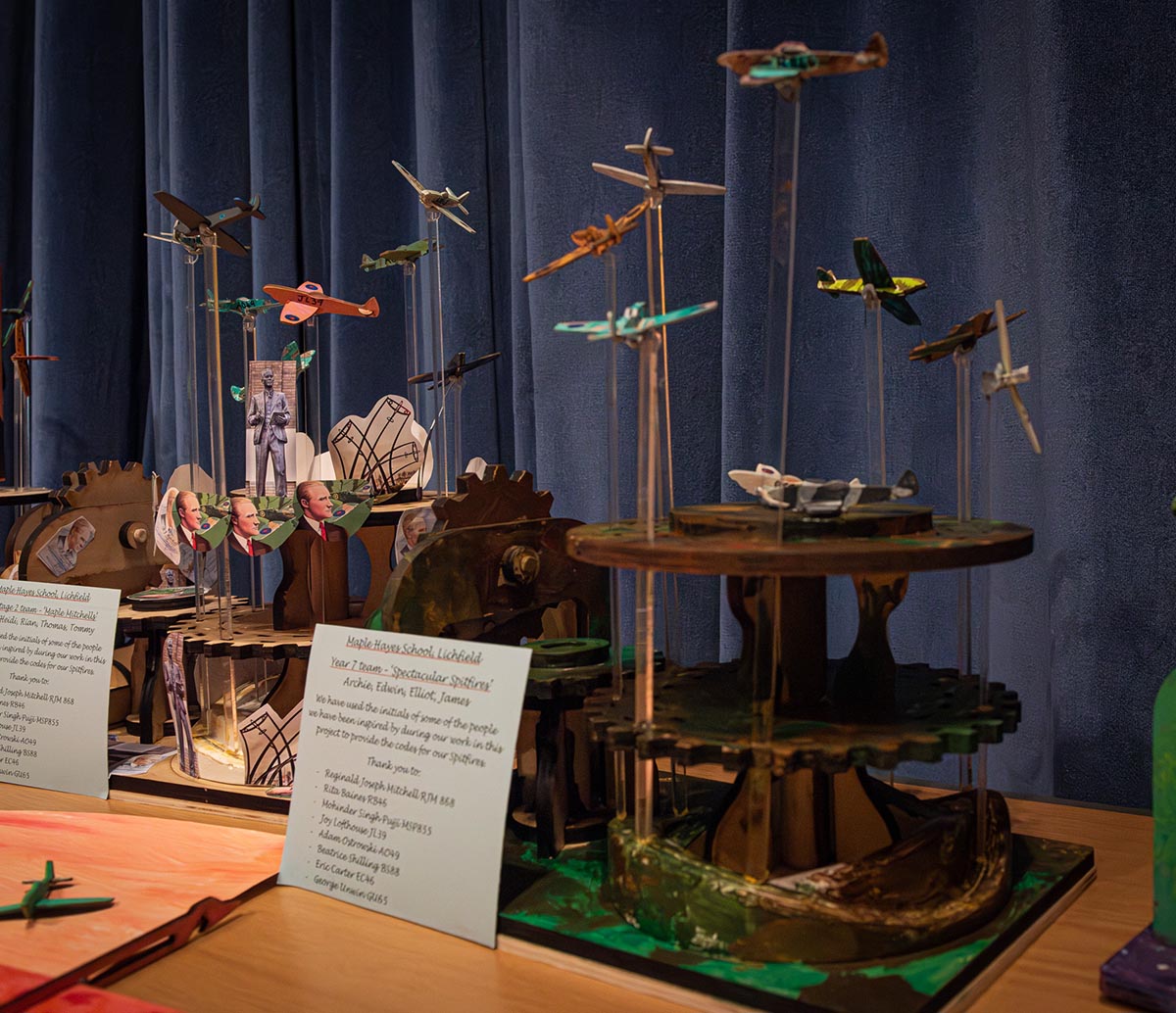 Exhibit in Spitfire Gallery.